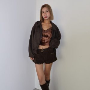 a08韓系麂皮外套