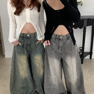 b08 05復古感彎刀褲