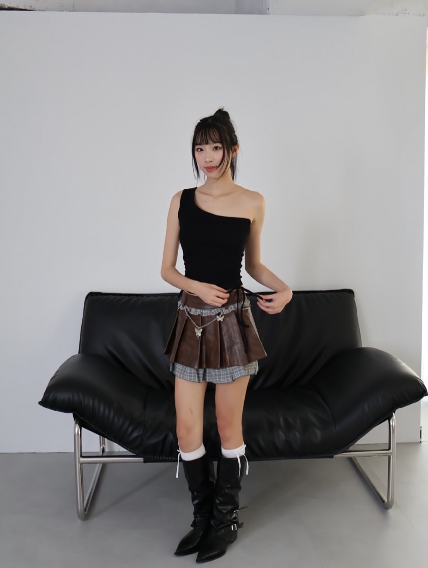 b20蝴蝶腰鏈格紋短裙🦋 b20蝴蝶腰鏈格紋短裙🦋