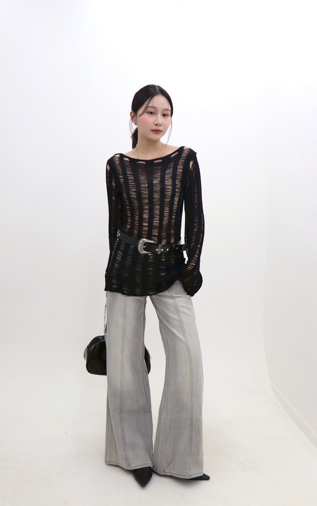 a17刷破薄針織外罩 a17刷破薄針織外罩