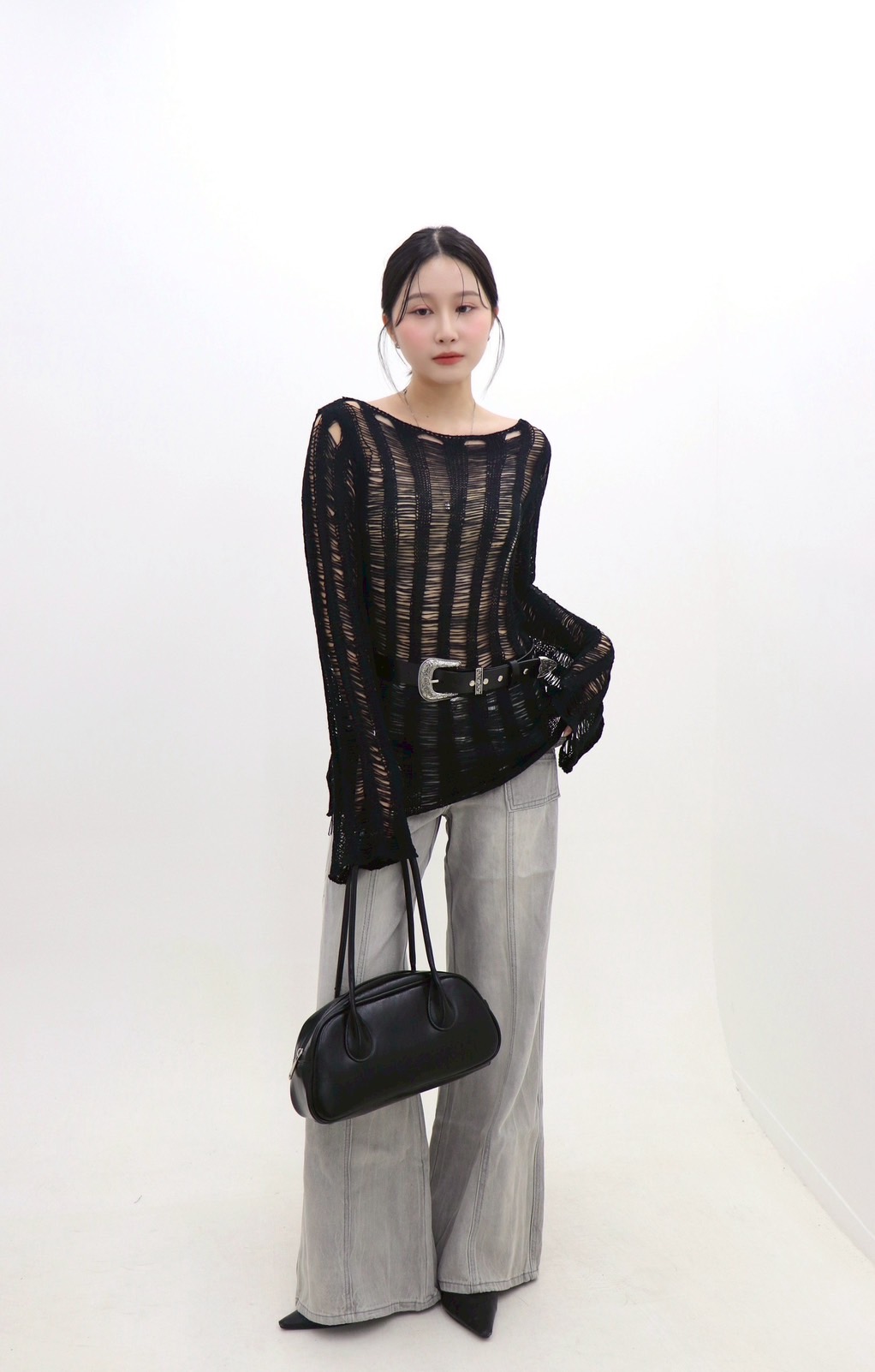 a17刷破薄針織外罩 a17刷破薄針織外罩