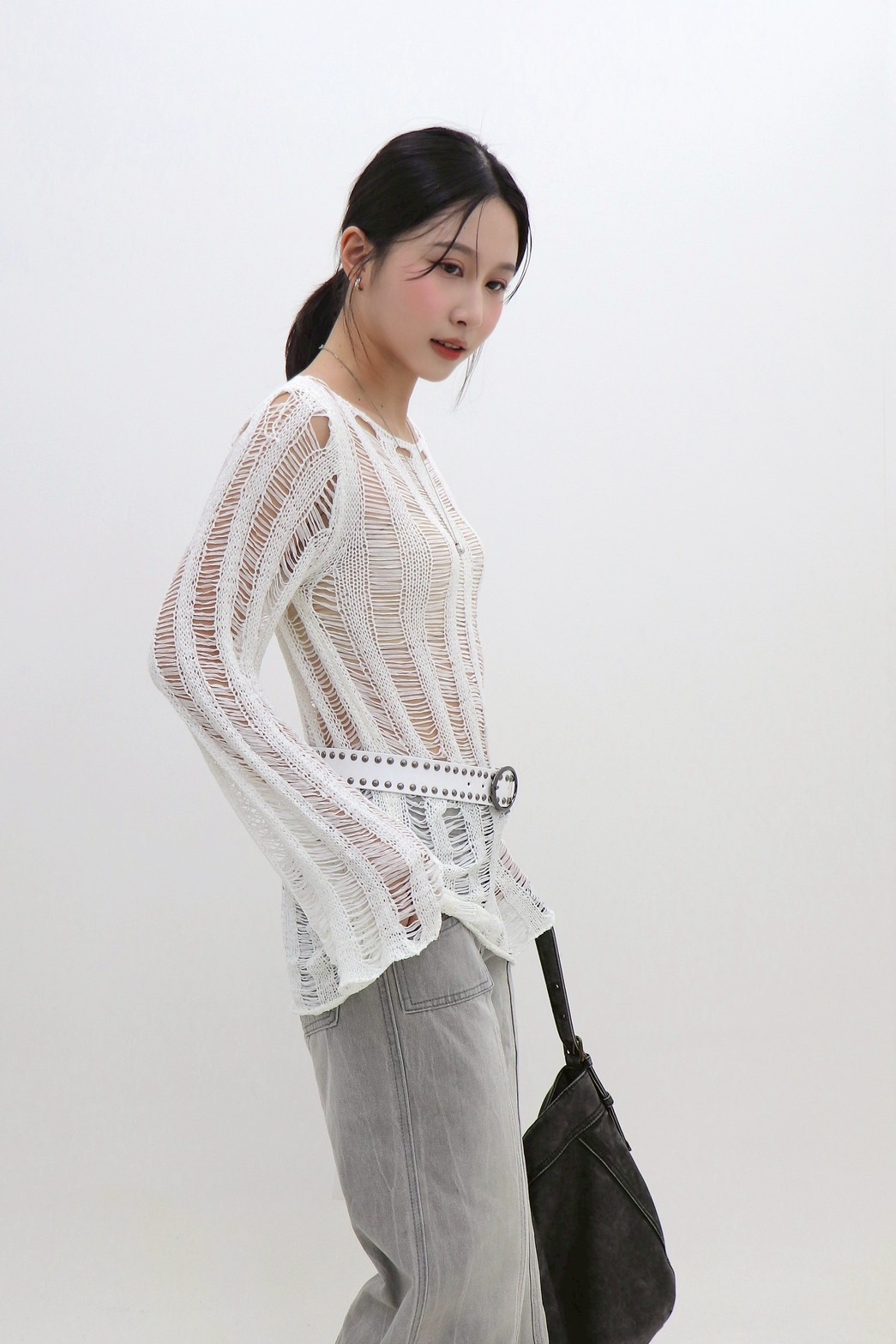 a17刷破薄針織外罩 a17刷破薄針織外罩