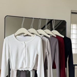 a23木耳捲邊早秋小外套