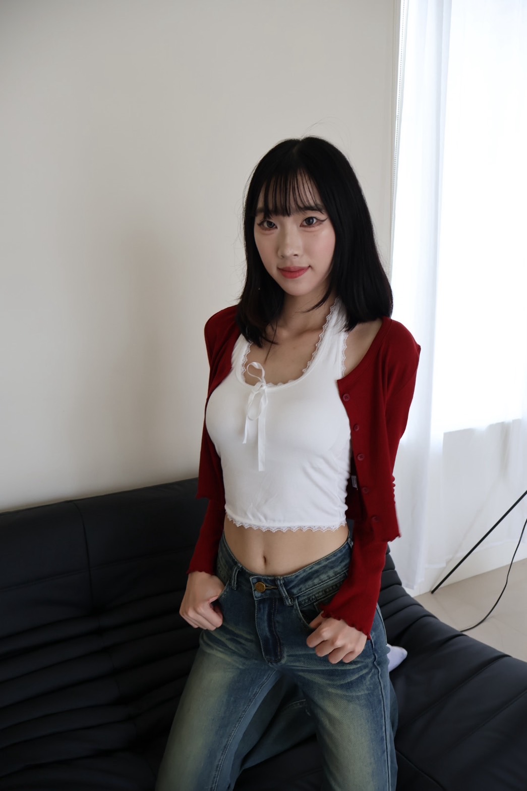 a23木耳捲邊早秋小外套 a23木耳捲邊早秋小外套