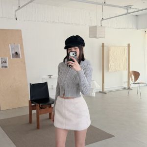 z18 千禧年毛毛針織外🇰🇷