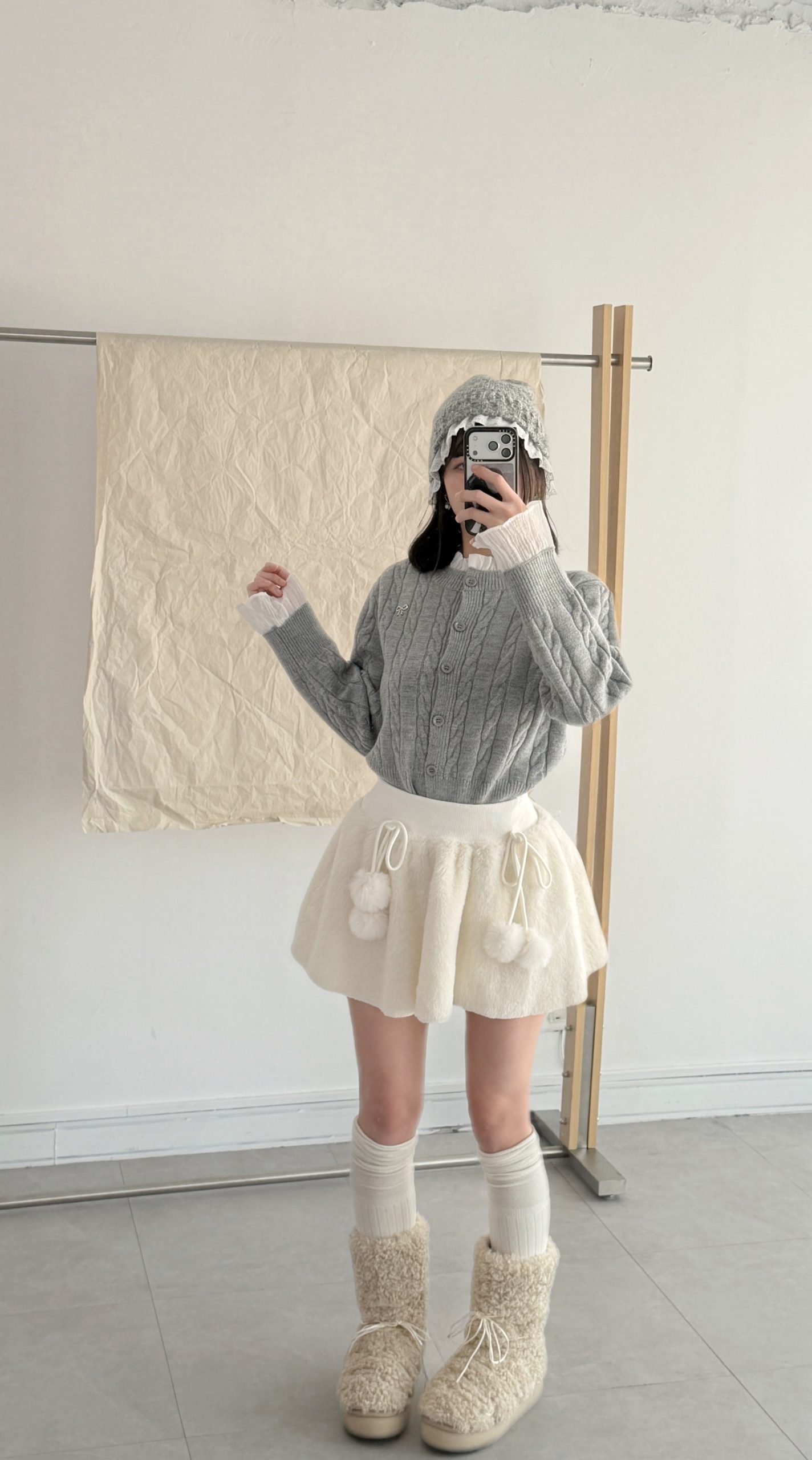 z13 氛圍感拉滿球球短裙🇰🇷 z13 氛圍感拉滿球球短裙🇰🇷