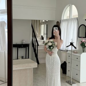 法式黑天鵝馬甲背心