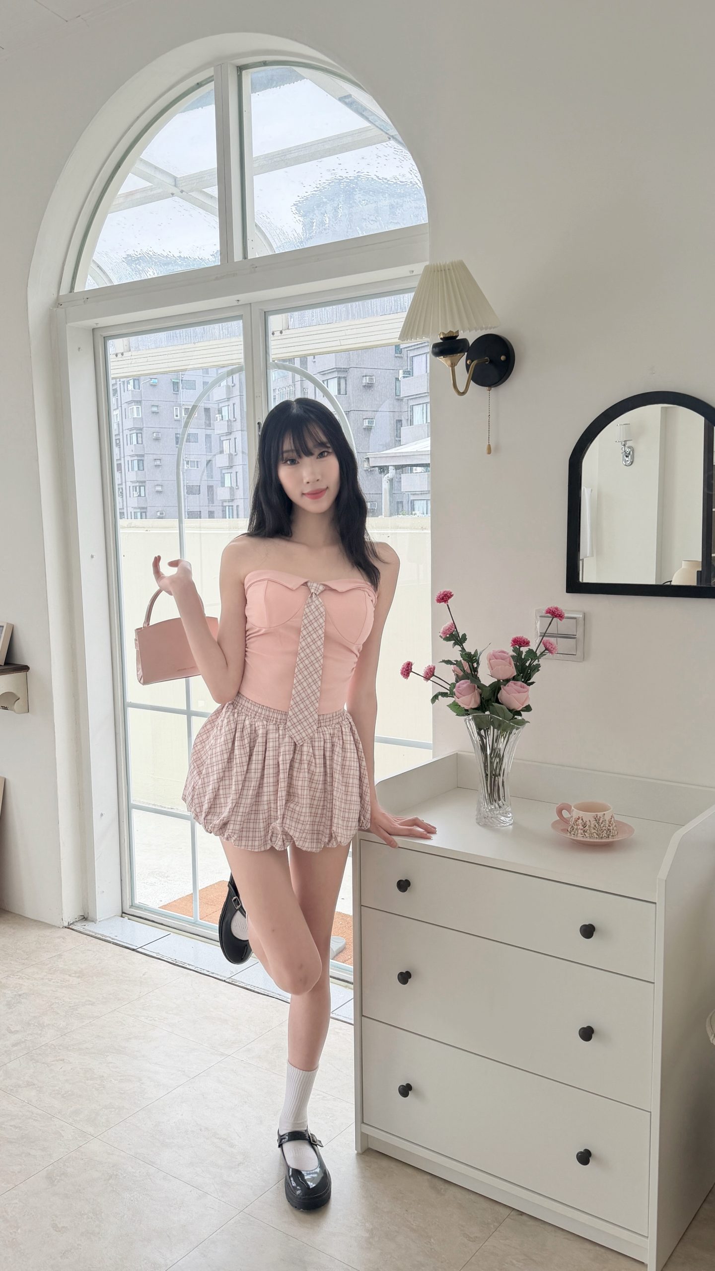 軟綿綿雲朵格紋兩件套☁️ 軟綿綿雲朵格紋兩件套☁️