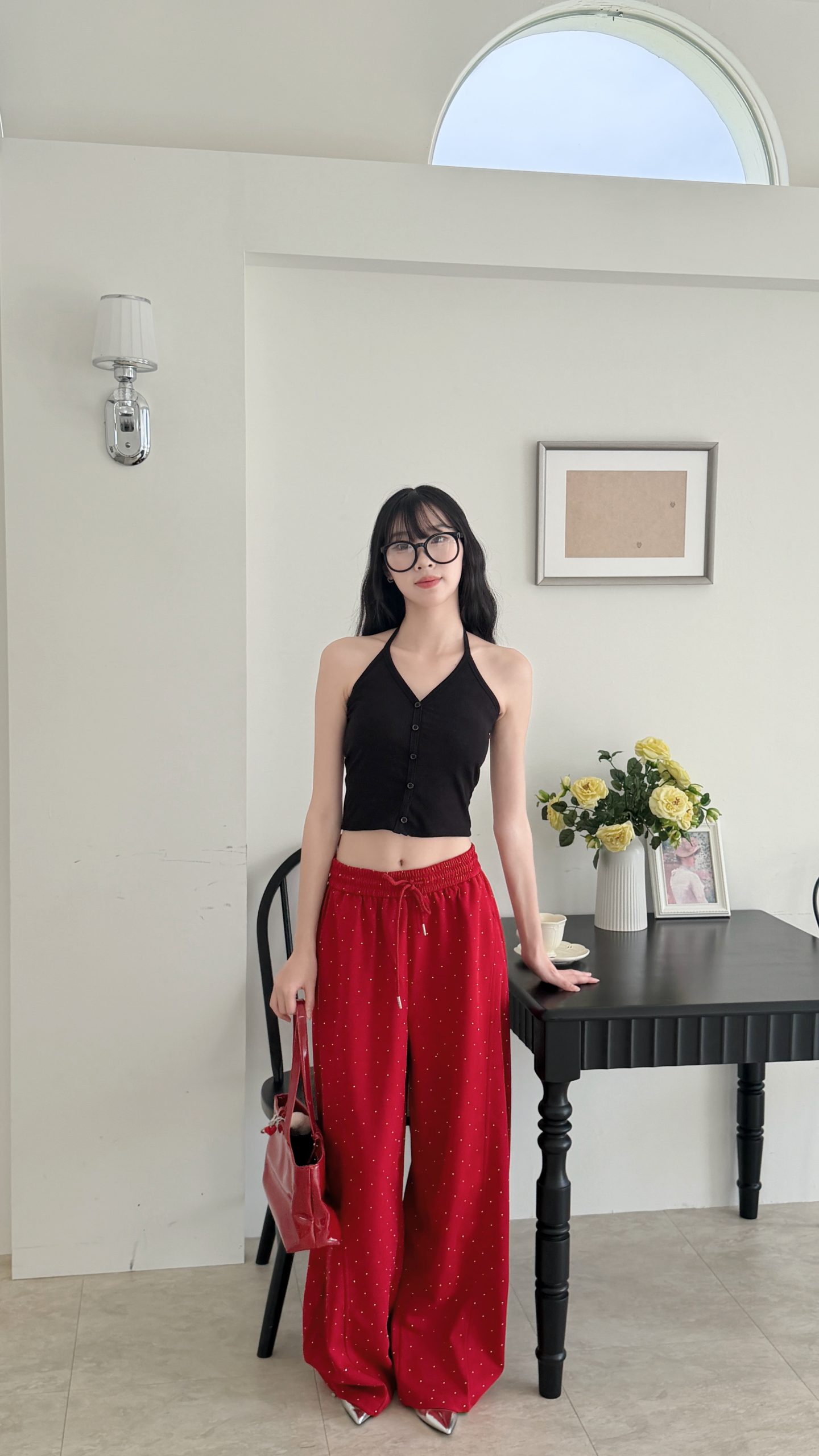 奢華滿鑽棉褲 奢華滿鑽棉褲