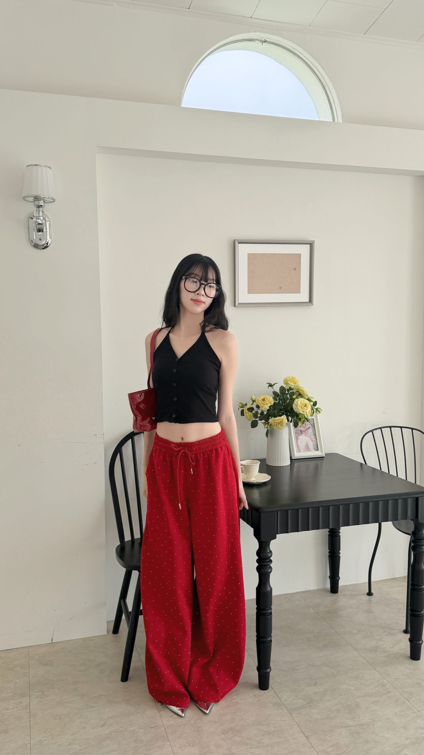 奢華滿鑽棉褲 奢華滿鑽棉褲