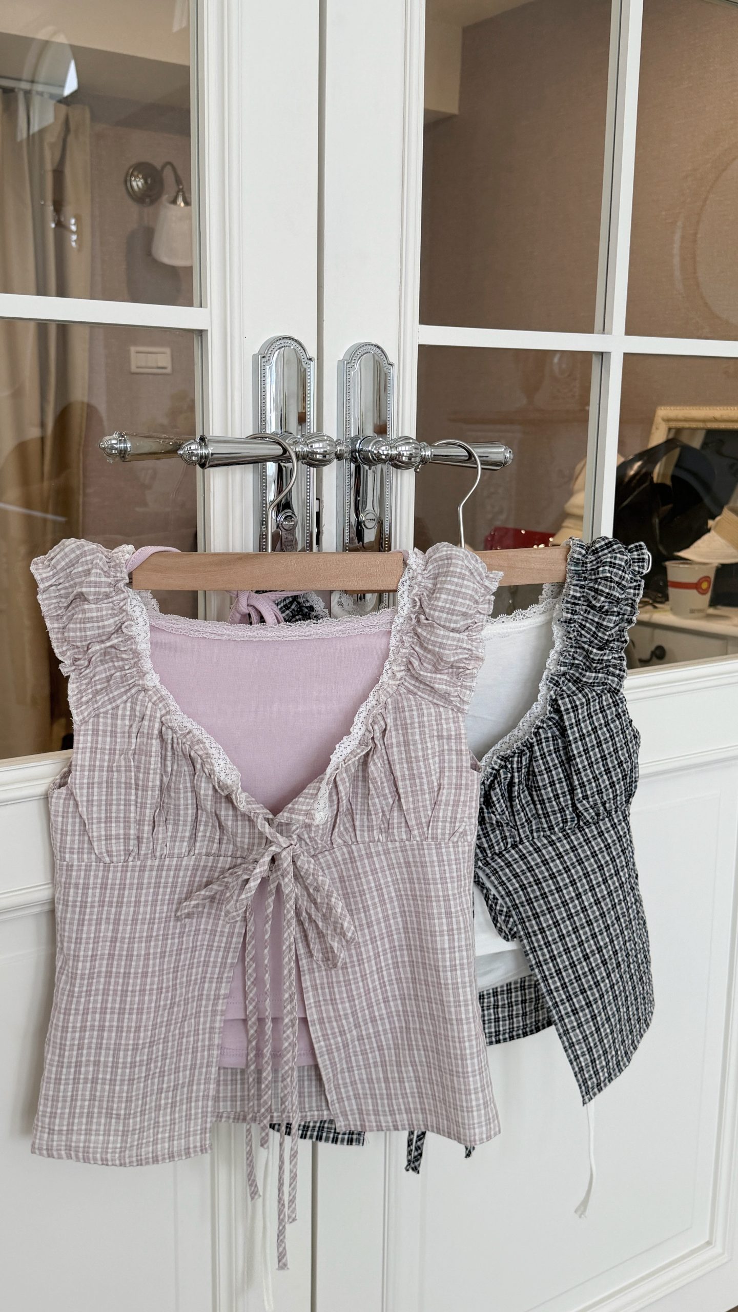 韓街感格紋兩件套 韓街感格紋兩件套